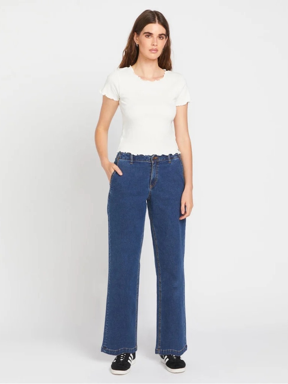 Volcom 1991 Stoned Low Rise Medium Indigo Jeans
